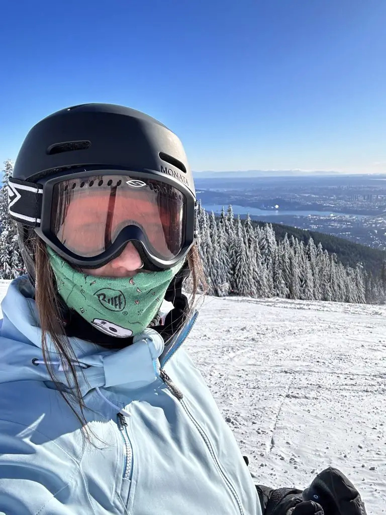 spending time outdoors in winter